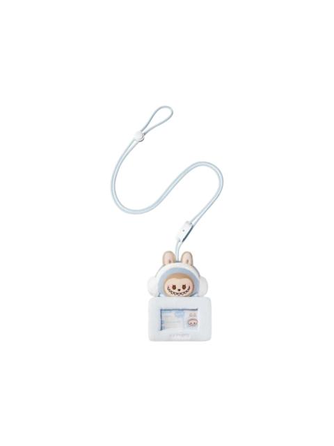 POP MART Pop Mart POP BEAN Fluffy & Cozy Series LABUBU Toasty Snow Baby Card Holder Pendant
