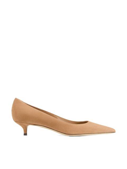 JIMMY CHOO Amelia suede leather pumps