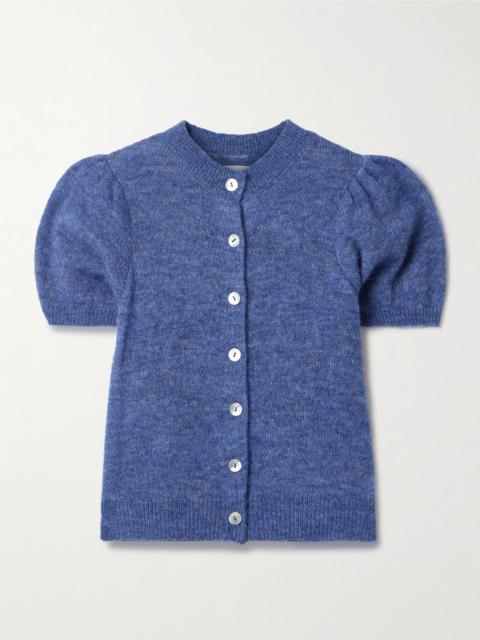 DÔEN Anisa alpaca-blend cardigan Blue