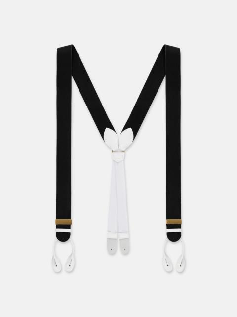 J. PRESS MADE-IN-ENGLAND BLACK WOOL BOXCLOTH BRACES