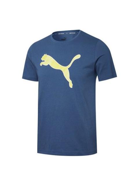 PUMA Active Graphic T-Shirt 'Navy' 845995-43