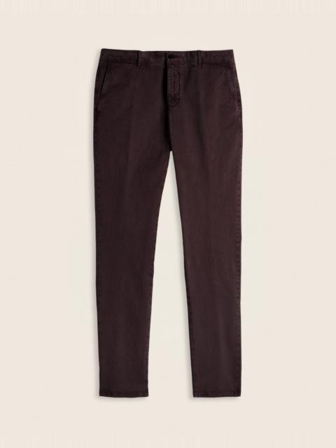 SLOWEAR Slim fit stretch cotton trousers