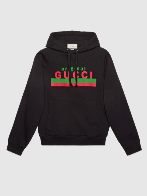 "Original Gucci" print sweatshirt