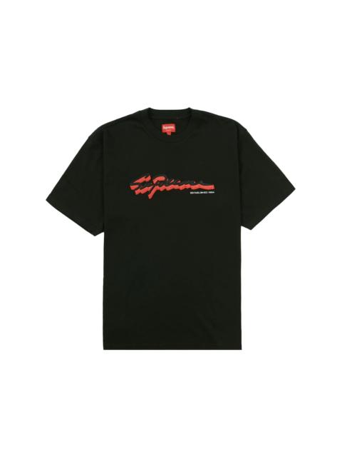 Supreme Supreme Shadow Script S/S Top Black