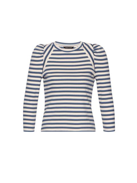 VERONICA BEARD DELANO PUFF-SLEEVE T-SHIRT