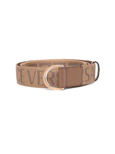 VERSACE Greca logo-print reversible belt