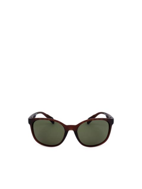 adidas logo-print round-frame sunglasses
