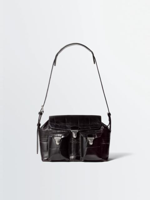 Lemaire MEDIUM SOFT GEAR BAG IN LEATHER
