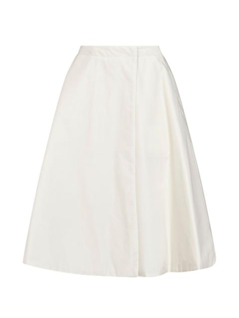 Moncler wrap flared midi skirt
