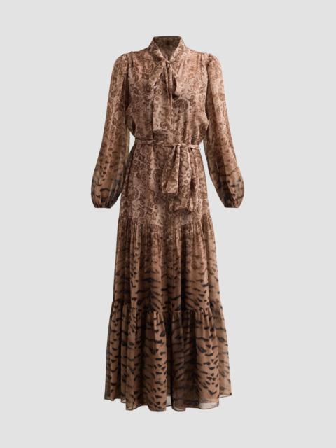 KOBI HALPERIN Women's Oak Printed Maxi Dress - Natural Multi