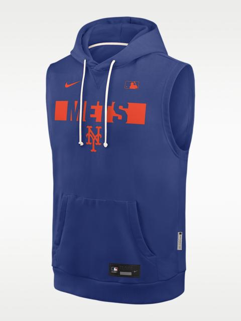 Nike New York Mets Authentic Collection Standard Issue Men's Nike Dri-FIT MLB Sleeveless Pullover Hoodie