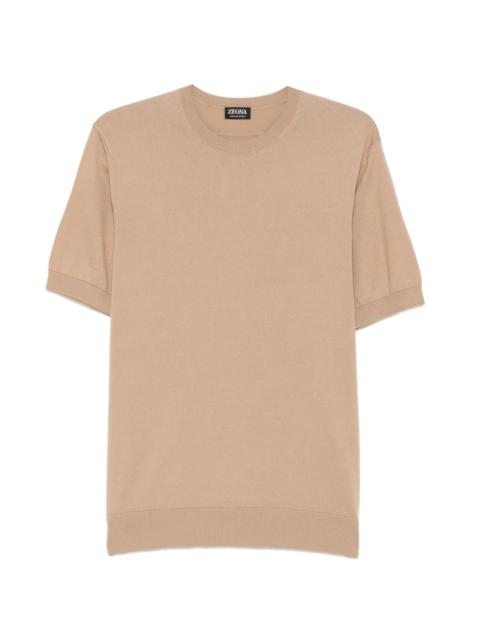 ZEGNA fine-knit cotton T-shirt