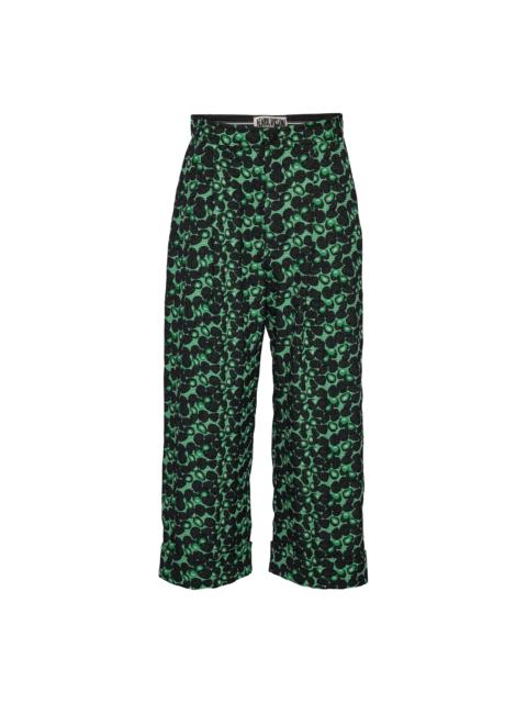HENRIK VIBSKOV SAY COTTON PANTS - DARK GREEN BERRIES