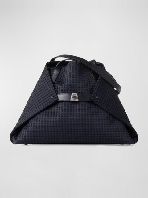 AKRIS Ai Small Fabric Shoulder Tote Bag