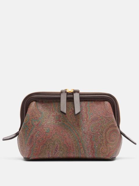 Etro Arnica paisley canvas jacquard clutch