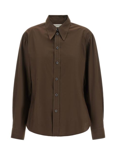 Lemaire Pointed Collar Silk-Blend Shirt