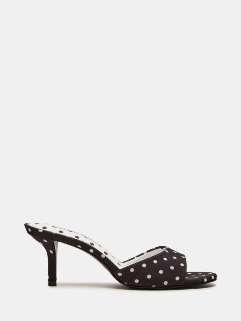 STEVE MADDEN KENDRIX BLACK/WHITE POLKA DOT
