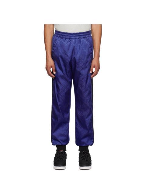 Moncler Moncler x adidas Originals Blue Down Trousers