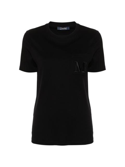 'S Max Mara embroidered-logo cotton T-shirt