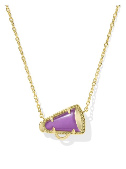 KENDRA SCOTT Cheer Gold Short Pendant Necklace