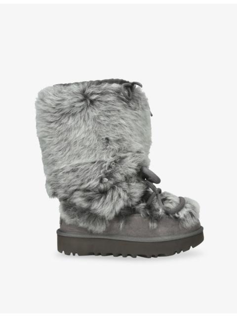 UGG Classic Chalet Tall Faux-Fur Boots