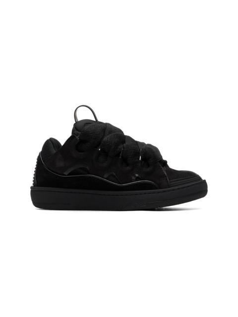 Lanvin Black Curb Sneakers