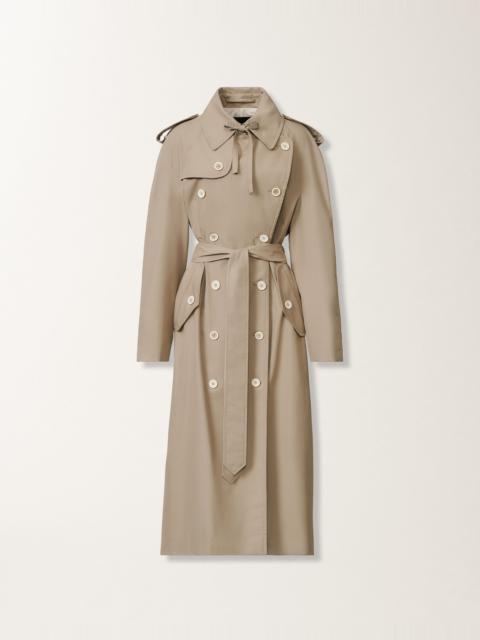 FABIANA FILIPPI Extra-fine twill double-breasted trench coat