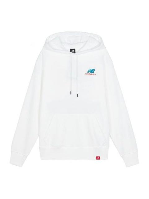 New Balance Embroidered Logo Sports Pullover White AMT11550-WT