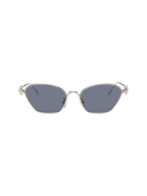 Loewe Silver Anagram Hexagonal Sunglasses