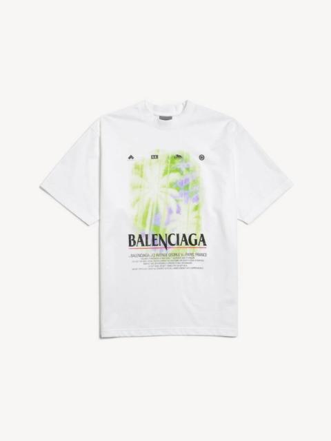 BALENCIAGA Women's The Window Medium Fit T-shirt in White