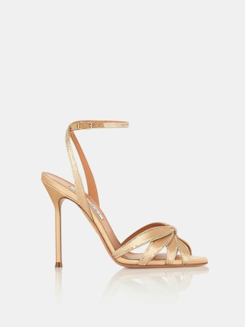 AQUAZZURA Soulmate Crystal Sandal 105