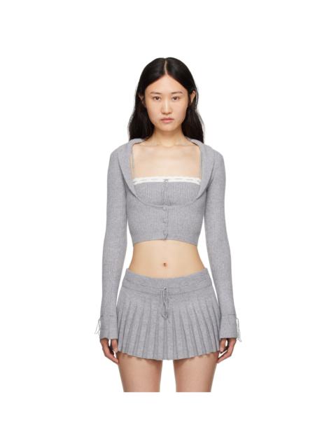 GUIZIO Gray Cielo Cardigan