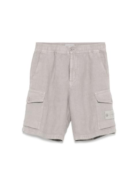 Stone Island Compass-badge cargo shorts