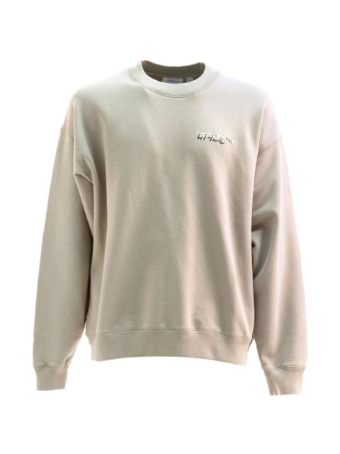 Off-White logo-detail crew-neck sweatshirt