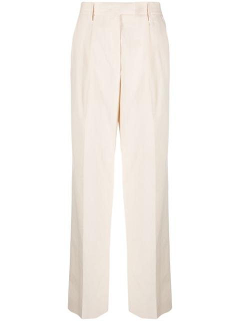 Prada pressed-crease tailored trousers