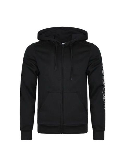 adidas originals Sports Stylish hooded Knit Jacket Black DU0364