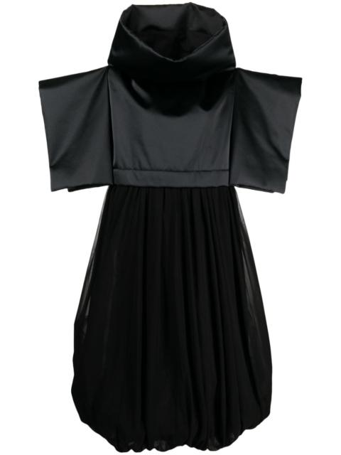 Comme Des Garçons wide-sleeves puffball midi dress