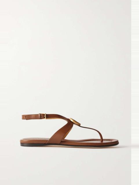 GUCCI Marmont logo-embellished leather sandals