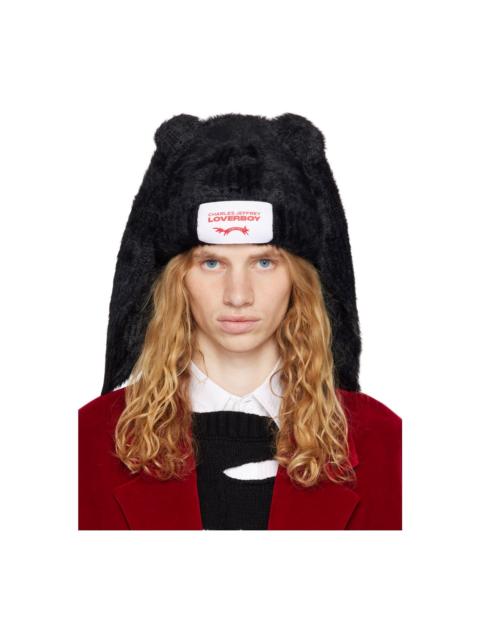CHARLES JEFFREY LOVERBOY Fluffy Chunky Rabbit beanie