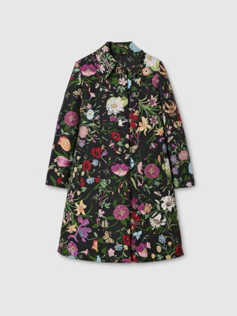 GUCCI Gucci Flora silk brocade coat