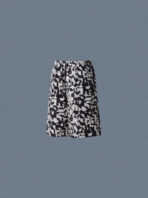 DANTE Abstract Geometric Recycled Shorts