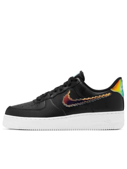 Nike Nike 공기 힘 1 낮은 '07 LV8 Iridescent 화소 Swoosh 검정