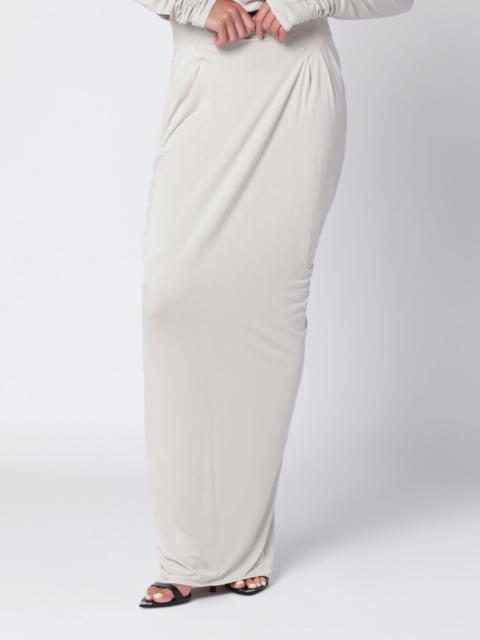 entire studios Ivory draped long skirt