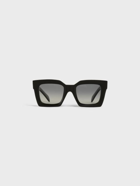 Square S130 Sunglasses in Acetate with Polarized Lenses