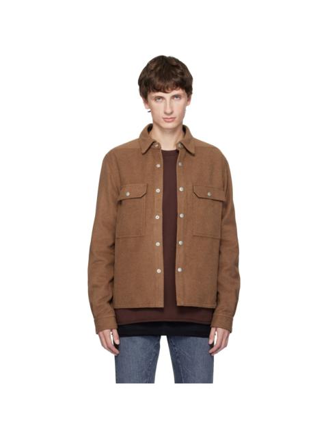 Rick Owens DRKSHDW Orange Concordians Cropped Overshirt