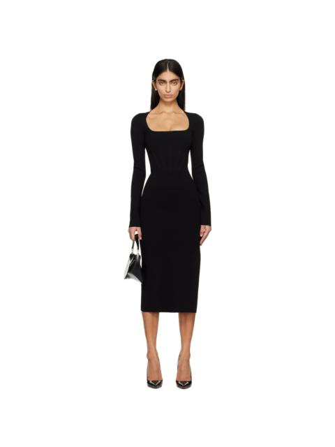 Black Heaven Midi Dress