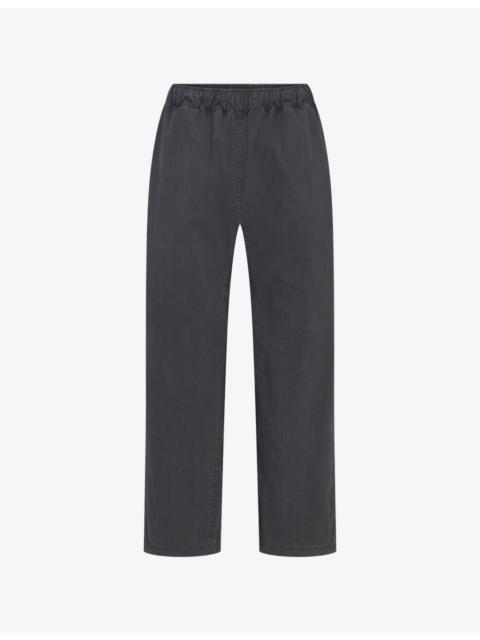 SKIMS Straight-Leg Elasticated-Waist Cotton-Blend Trousers