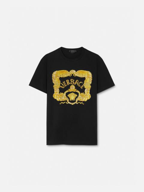 VERSACE Embroidered Seashell Baroque T-Shirt