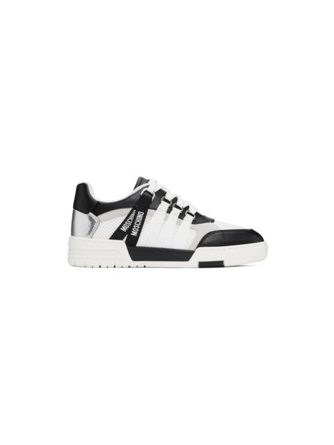 Moschino Black & White Streetball Sneakers