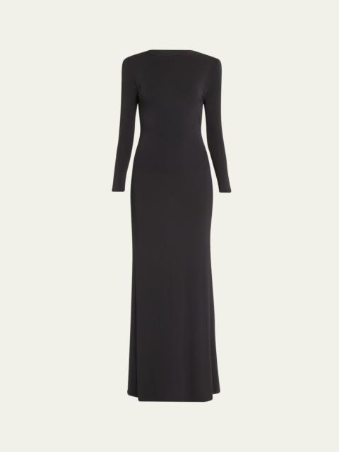 Clove Long Sleeve Viscose Gown